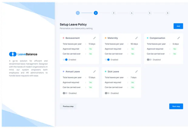 Define your leave rules